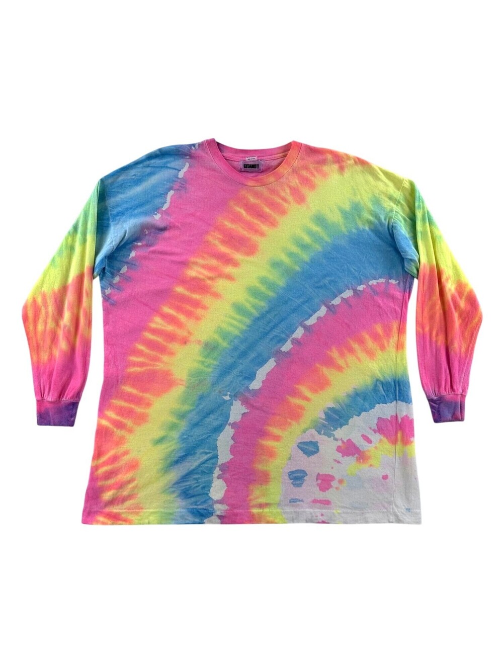 Vintage 80's Gitano Tie-Dye Long Sleeve T-shirt OSFA One Size